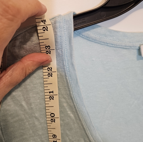 Nordstrom Signature linen short sleeve top - Picture 3 of 6